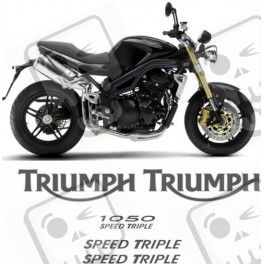 TRIUMPH Speed Triple 1050 YEAR 2005-2010 DECALS