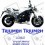 TRIUMPH Speed Triple 1050 YEAR 2005-2010 AUFKLEBER (Kompatibles Produkt)