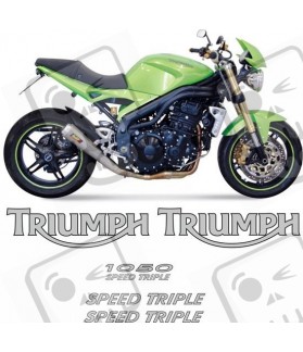 TRIUMPH Speed Triple 1050 YEAR 2005-2010 DECALS (Compatible Product)