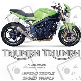 TRIUMPH Speed Triple 1050 YEAR 2005-2010 DECALS
