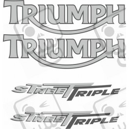 TRIUMPH Street Triple DECALS