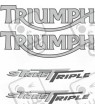 TRIUMPH Street Triple DECALS