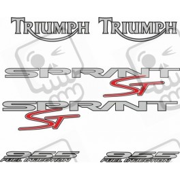 TRIUMPH Sprint ST 955i YEAR 1998-2002 Racing ADESIVOS