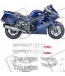 TRIUMPH Sprint GT 1050 YEAR 2010-2016 DECALS