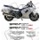 TRIUMPH Sprint GT 1050 YEAR 2010-2016 AUFKLEBER (Kompatibles Produkt)