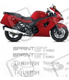 TRIUMPH Sprint GT 1050 SE YEAR 2014-2015 STICKERS (Compatible Product)