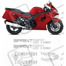 TRIUMPH Sprint GT 1050 SE YEAR 2014-2015 DECALS