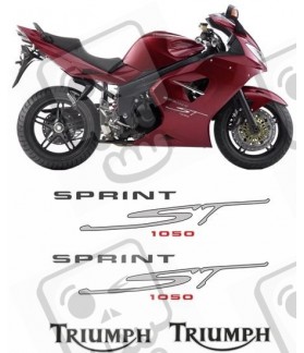 TRIUMPH Sprint ST 1050 YEAR 2005-2006 AUTOCOLLANT (Produit compatible)