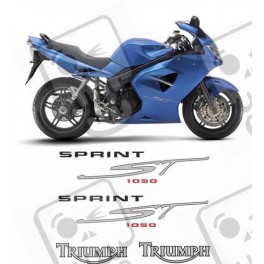 TRIUMPH Sprint ST 1050 YEAR 2005-2010 DECALS