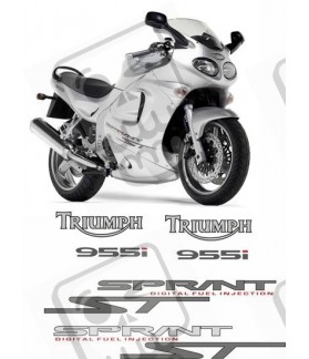 TRIUMPH Sprint ST 955i YEAR 2002-2004 AUTOCOLLANT (Produit compatible)