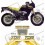 Yamaha TDR250 YEAR 1988-1992 STICKERS (Producto compatible)