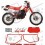 Yamaha TT350 YEAR 1986-1987 ADESIVOS (Produto compatível)
