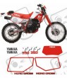 Yamaha TT350 YEAR 1986-1987 ADHESIVOS