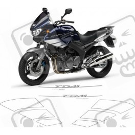 YAMAHA TDM 900 YEAR 2006-2008 AUFKLEBER