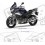 YAMAHA TDM 900 YEAR 2006-2008 AUFKLEBER (Kompatibles Produkt)