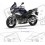 YAMAHA TDM 900 YEAR 2006-2008 STICKERS (Compatible Product)