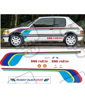 AUFKLEBER Talbot 205 Rallye (Kompatibles Produkt)