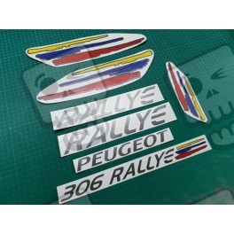AUTOCOLLANT PEUGEOT 306 Rallye ANTHRACITE
