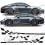Porsche 992 "Black Edition" chequer Stripes DECALS (Compatible Product)