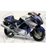 SUZUKI HAYABUSA YEAR 2001 SILVER/BLUE ADESIVOS