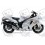 SUZUKI HAYABUSA YEAR 2015 WHITE/SILVER ADESIVOS (Produto compatível)