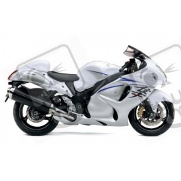 SUZUKI HAYABUSA YEAR 2016 WHITE/BLUE ADESIVOS