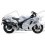 SUZUKI HAYABUSA YEAR 2016 WHITE/BLUE ADESIVOS (Produto compatível)