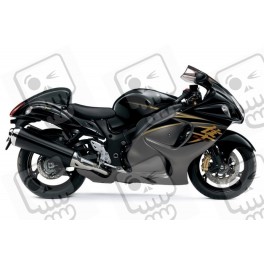 SUZUKI HAYABUSA YEAR 2015 BLACK/GREY/GOLD Autocollant