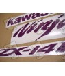 Kawasaki ZX-14R CUSTOM PURPLE DECALS