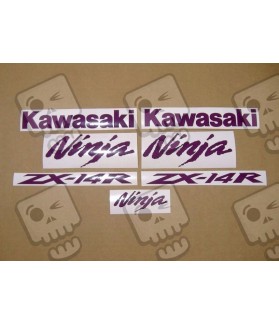 Kawasaki ZX-14R CUSTOM PURPLE ADESIVOS