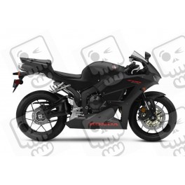 Honda CBR 600RR 2019 MATTE BLACK DECALS