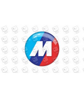 BMW M GEL adesivos