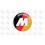 BMW M GEL Stickers decals (Compatible Product)