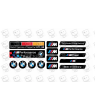 BMW M GEL Adesivi x15