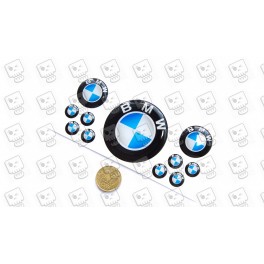 BMW GEL Autocollant x11