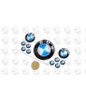 BMW GEL Adesivi x11