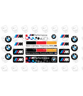 BMW GEL Autocollant x18