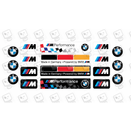 BMW GEL adesivos x18