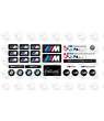 BMW GEL Autocollant x27