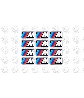 BMW GEL Autocollant x12