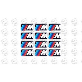 BMW GEL Autocollant x12