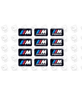BMW M GEL Aufkleber x12 (Kompatibles Produkt)
