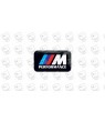 BMW M performance GEL Aufkleber
