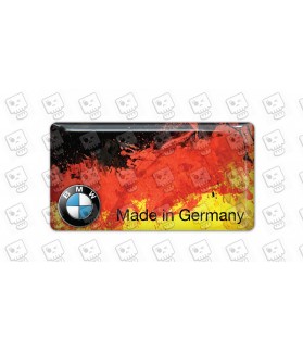 BMW Germany Flag GEL Autocollant