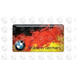BMW Germany Flag GEL Adesivi
