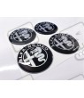 Alfa Romeo Wheel centre Gel Badges Adesivi x4