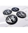 Alfa Romeo Wheel centre Gel Badges Autocollant x4