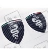 Alfa Romeo gel wing Badges 100mm adesivos