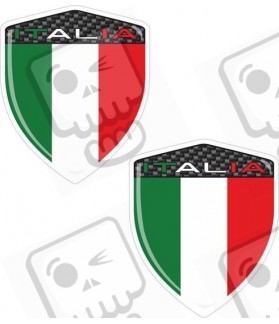 Alfa Romeo gel wing Badges 60mm Stickers decals (Compatible Product)