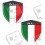 Alfa Romeo gel wing Badges 60mm Autocollant (Produit compatible)